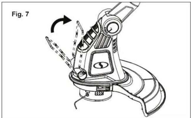 Sun Joe TRJ13STE - Fitting the Edger Guide + Flower Guard - 4