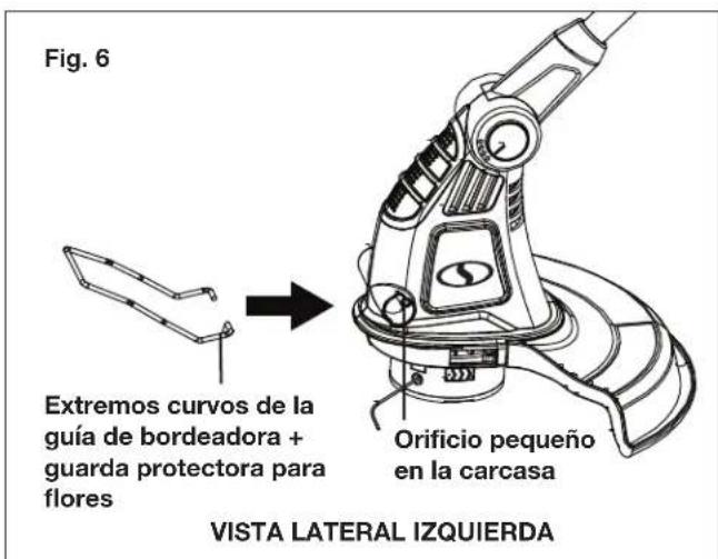 Sun Joe TRJ13STE - Colocacion de la guia de bordeadora ^+ guarda protectora para flores - 3