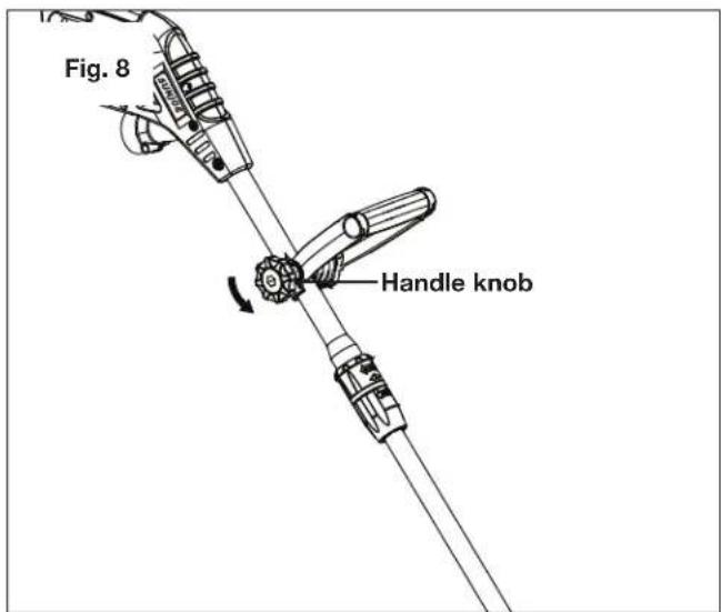 Sun Joe TRJ13STE - Auxiliary Handle Adjustment - 1