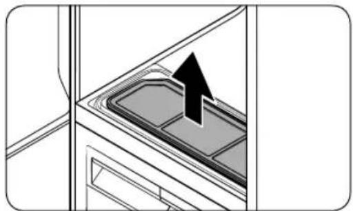 SAMSUNG DF60A8500CG - To clean the lint filter - 1