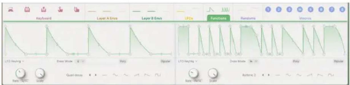 Arturia Augmented VOICES - Onglet Functions - 1