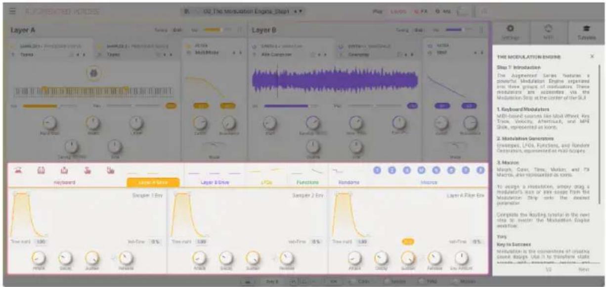 Arturia Augmented VOICES - Onglet Tutorials - 1
