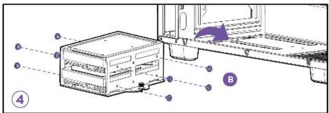 NZXT H7 Flow - INSTALLATION DE LECTEUR HDD - 5