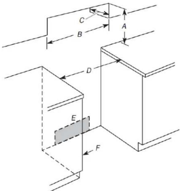 WHIRLPOOL YWFE775H0HZ - Cabinet Dimensions - 1