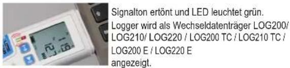 TFA LOG200 - Aufzeichnung stoppen / PDF erzeugen (Standardeinstellung) - 2