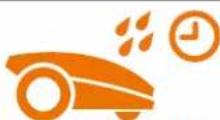 WORX Landroid M500 WR141E - Temps d'attente après pluie - 1