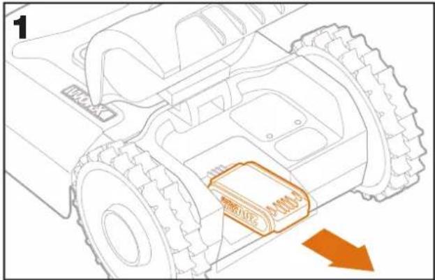 WORX Landroid M500 WR141E - Remplacer les lames - 1