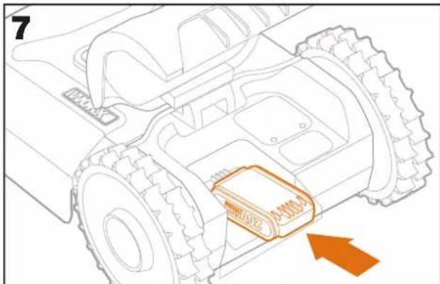 WORX Landroid M500 WR141E - Remplacer les lames - 5