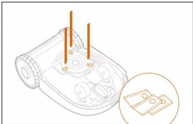 WORX Landroid M500 WR141E - Remplacer les lames - 4