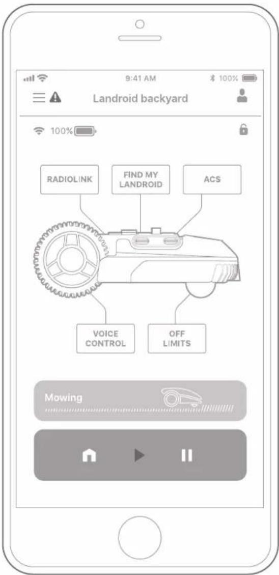 WORX Landroid M500 WR141E - LANDROID APP BIEN PLUS QU'UNE SIMPLE TÉLÉCOMMANDE - 1