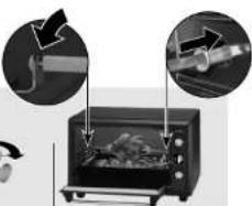 TRISA 7381.43 - L/46 L/50 L Rotisserie | Rötissoire | Girarrosto | Rotisserie | Tenedor para grill - 3