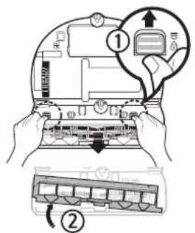 SAMSUNG SR10M7019UW - Reinigen der Bürste und des Auto-Shutters - 1