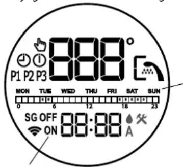 Tesy ModEco Electronic 100 - Modus"Weekprogramma - 1