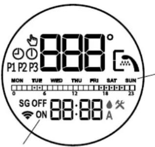 Tesy ModEco Electronic 100 - Tryb programatora tygodniowego - 1