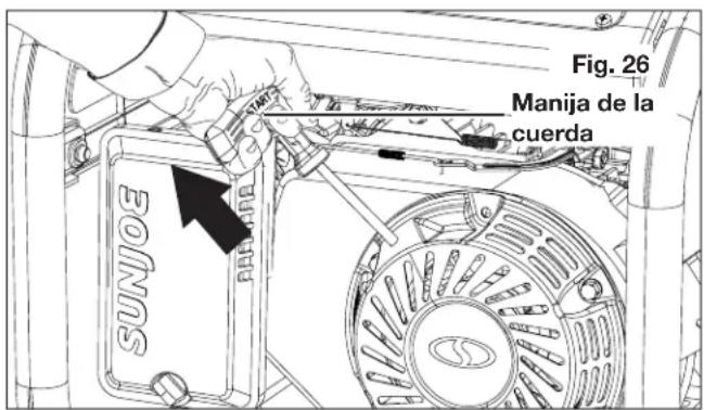 Sun Joe SJG4100LP - Arranque con cuerda - 1