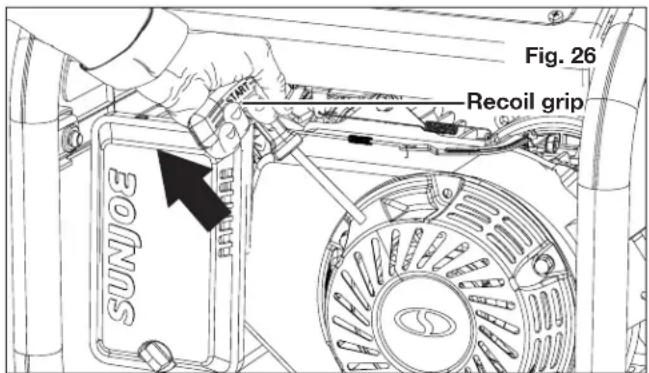 Sun Joe SJG4100LP - Recoil start - 1