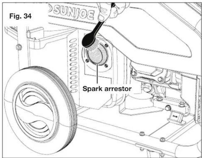 Sun Joe SJG4100LP - Cleaning the Spark Arrestor - 1