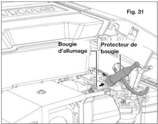 Sun Joe SJG4100LP - Entretien de la bougie d'allumage - 2