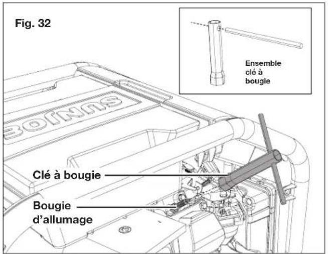 Sun Joe SJG4100LP - Entretien de la bougie d'allumage - 3