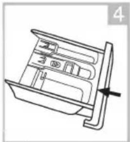 Infiniton WM62P - Nettoyer le distributeur de détergent - 4