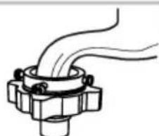 Infiniton WMPL8 - Connectez le tuyau d'alimentation en eau Attention! - 2