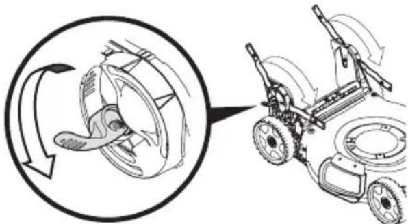 TROY-BILT TB210B - MANIJA DE ALMACENAMIENTO VERTICAL - 2