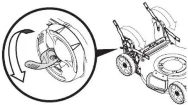 TROY-BILT TB230B XP - MANIJA DE ALMACENAMIENTO VERTICAL - 2