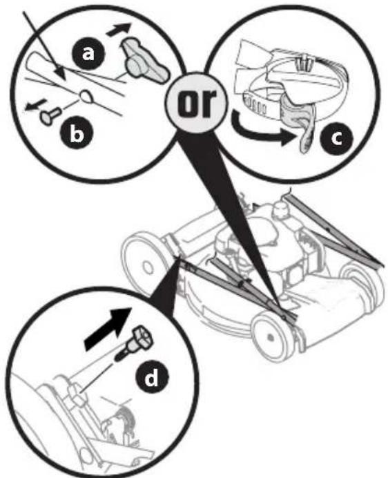 TROY-BILT TB230B XP - FOLDING HANDLE - 1