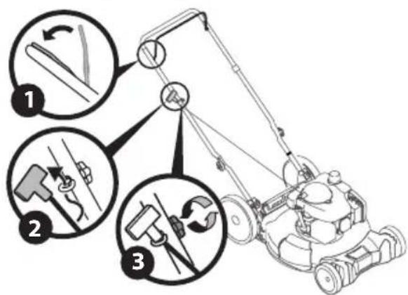 TROY-BILT TB230B XP - Installation de la corde de démarrage - 1
