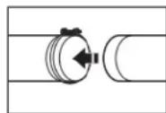 WHIRLPOOL WGD5605MW - Brides de fixation : - 2