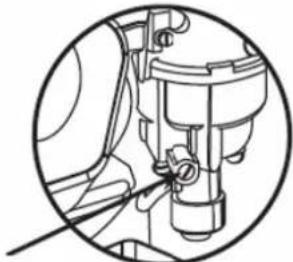 Texas Snow King 568TG - Draining the carburetor - 1