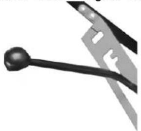 Texas Snow King 568TG - STEP 4 - Inserting the gear lever - 1