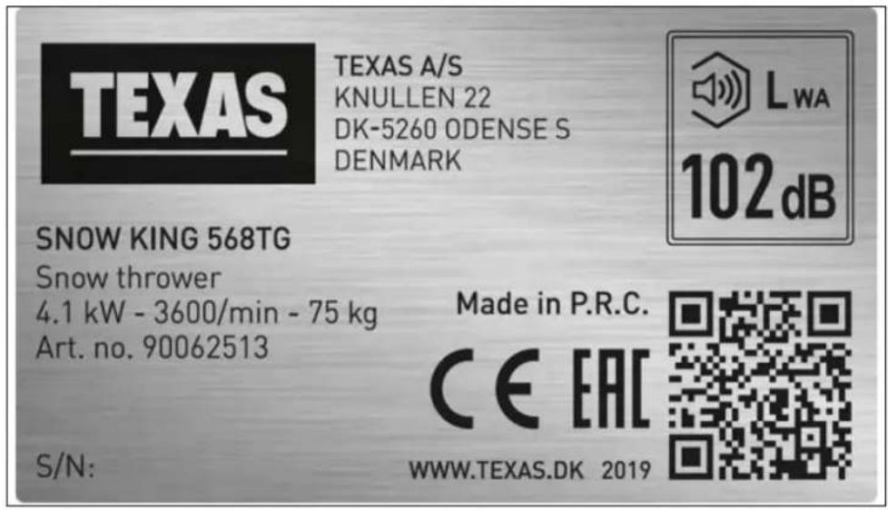Texas Snow King 568TG - Specifikationer - 1