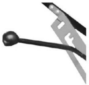 Texas Snow King 568TG - SCHRITT 4 - Einsetzen des Schalthebels - 1