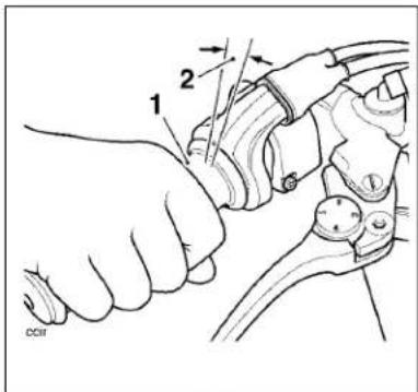 TRIUMPH Bonneville (2005) - Poignée d'accélérateur - 1