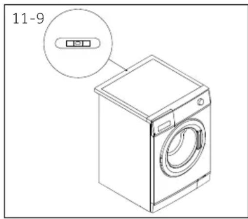 HAIER HD80A3959S - Nivellement du sèche-linge - 1