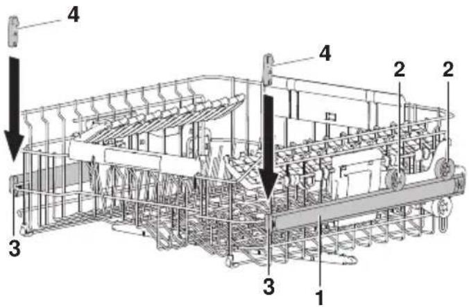 SIBIR GS55V 4000 - Insérez le panier supérieur - 1