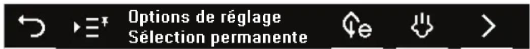SIBIR GS55V 4000 - Attribuer une option de réglage à chaque programme - 1
