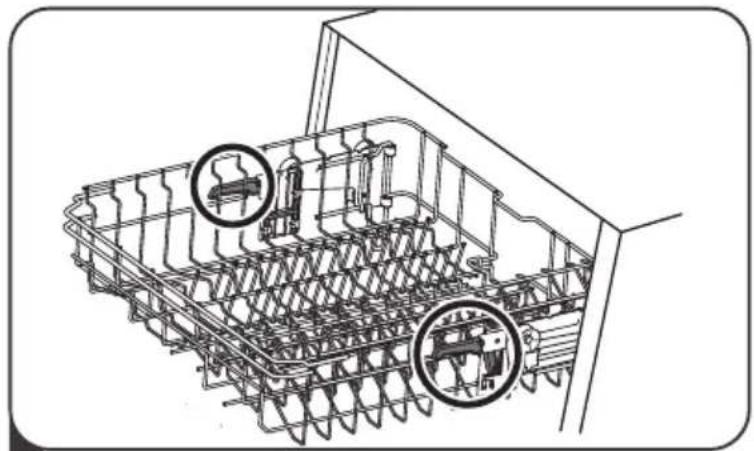 Pando PLT7260 - Ré glage du panier supé rieur - 2