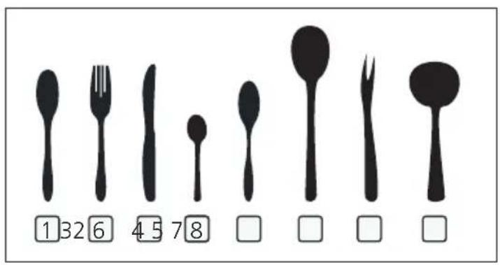 Pando PLT7260 - 3.Cutlery rack: - 2
