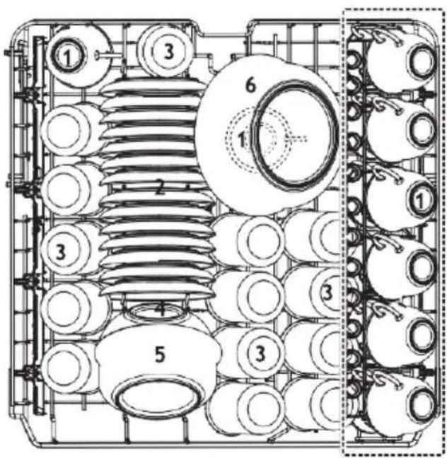 Pando PLT7260 - Верхняя корзина - 1