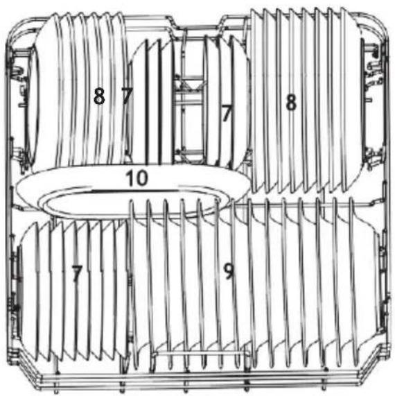 Pando PLT7260 - Нижняя корзина - 1