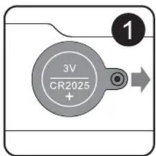 3V CR2025 + 1
