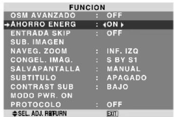 NEC PlasmaSync 60XR5 - Ajuste de la gestión de energía para las imágenes de ordenador - 1