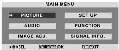 NEC PlasmaSync 60XR5 - Menu Operations - 1