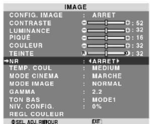 NEC PlasmaSync 60XR5 - Réduction du bruit de l'image (parasites) - 1