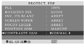 NEC PlasmaSync 60XR5 - CONTRASTE OSM - 1