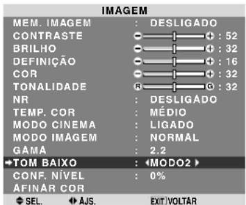 NEC PlasmaSync 60XR5 - Fazendo os ajustes de Tom Baixo - 1