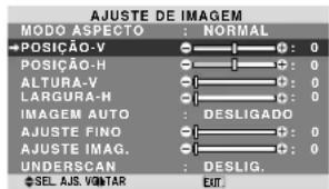 NEC PlasmaSync 60XR5 - Ajustar a posição, tamanho, ajuste fino, ajuste de imagem e underscan - 1