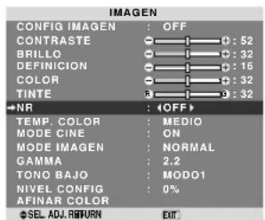 NEC PlasmaSync 60XR5 - Reducción del ruido de la imagen - 1